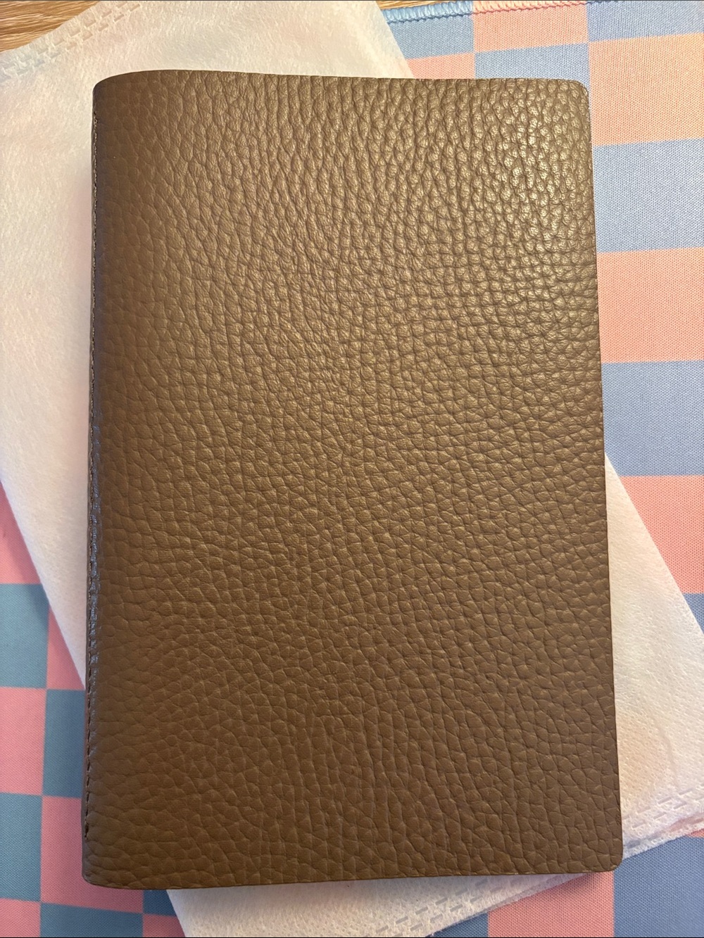 Davinci Personal Rings Bible Sz Dolcemente Organizer Planner Taupe Leather - Picture 15 of 16